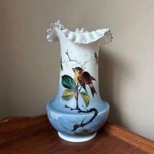 Antique Victorian Glass Vase